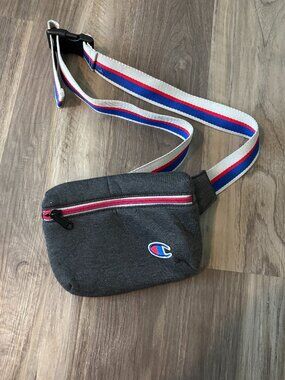 Gray Champion crossbody bag
